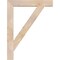 Ekena Millwork Traditional Block Smooth Bracket, Douglas Fir, 3 1/2"W x 26"D x 34"H BKT04X26X34TRA05SDF - alternate 3
